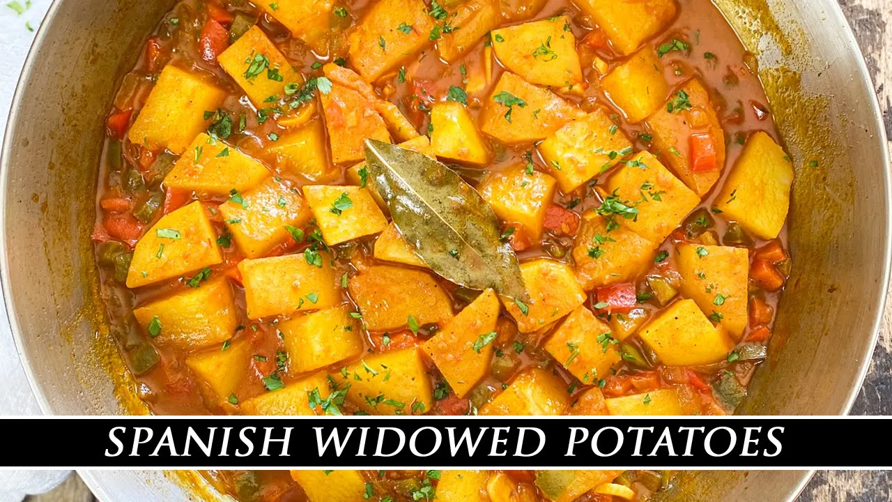 Spanish Widowed Potatoes   Probably the Best-Tasting Potatoes