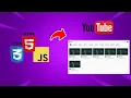 First Programming Tutorial How to make YouTube clone with HTML CSS