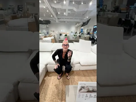 this was the craziest thing at a furniture store😳