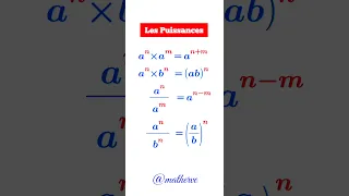 LES PUISSANCES Matherve Mathematique Calcul 