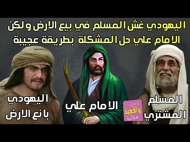 ⁣قصة اليهودي الذي غش المسلم في بيع الارض ولم يقبل بارجاعها ذهبوا الى الامام علي ليحكم بينهم .