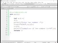C Programming add two numbers