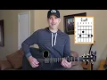 Just In Case - Morgan Wallen | Super Easy Guitar Tutorial