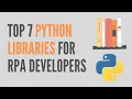 Top 7 Python Libraries For RPA Developers RPAFeed