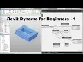 Revit Dynamo Tutorial for Beginners - 1
