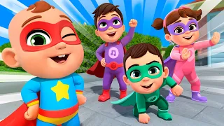 Superhero Kids to the Rescue! | Lalafun Nursery Rhymes & Kids Songs