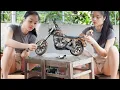 Download Lagu Talented 18-year-old girl successfully restored an old machine with a broken engine