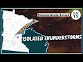 Isolated storms Friday better chances for rain early next week