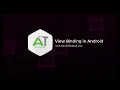 View Binding Java Android Studio Bye Bye findViewById Android VM
