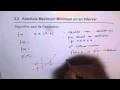 Absolute Maximum Minimum Algorithm and Restrictions