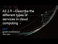 IB Computer Science Lesson 11 - A1-1-9 Describe the different types of services in cloud computing