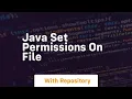 java set permissions on file