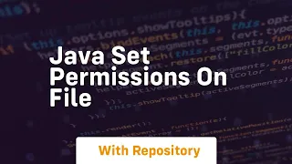 java set permissions on file