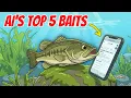 Download Lagu I Asked ChatGPT for the Top 5 Bass Fishing Baits of ALL TIME! MP3