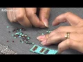 Artbeads Quick Tutorial - The Square Stitch with Cynthia Kimura