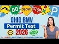 Ultimate Ohio BMV Permit Test 2026 100 Real DMV Questions Answers Written Test Study Guide