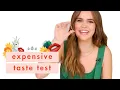A Week Away Star Bailee Madison Really Tries Her Best Expensive Taste Test Cosmopolitan