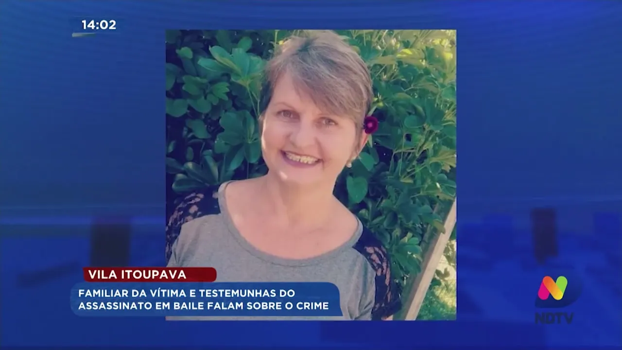 Vila Itoupava: familiar da vítima e testemunha do assassinato em baile falam sobre o crime