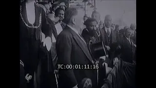 Ras Tafari Mekonnen And Ethiopian Delegates At The Opening Ceremony Of Paris Olympic 1924 