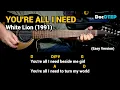 Download Lagu You're All I Need - White Lion (Easy Guitar Chords Tutorial with Lyrics)
