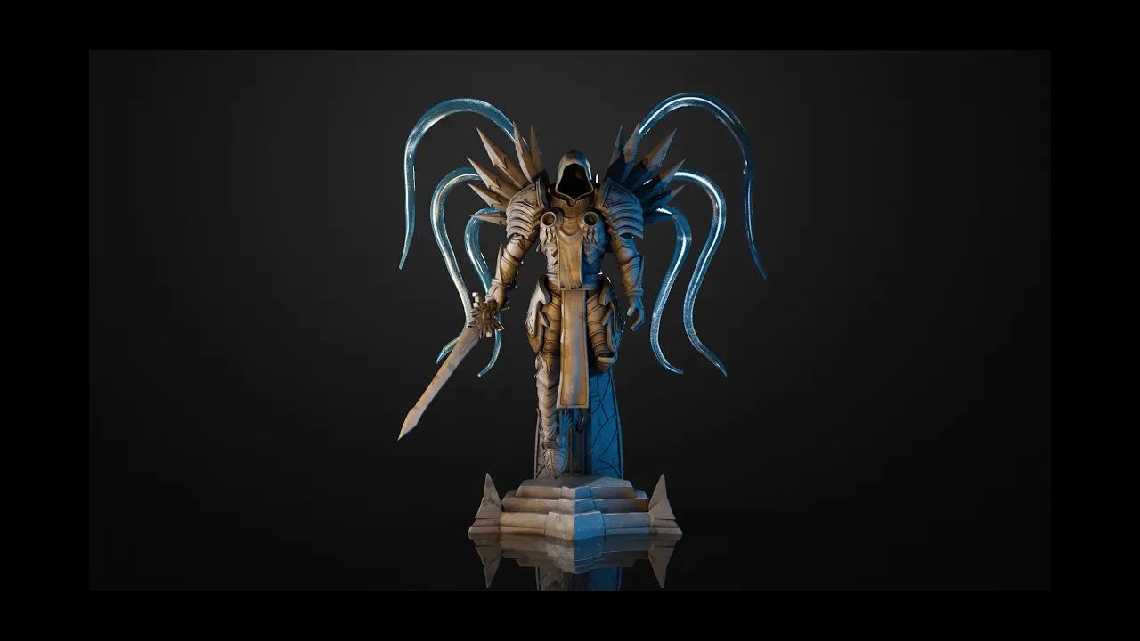 Tyrael Figure - Diablo (Pre-Supported)