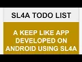 SL4A Webview App Part 2 - Todo List