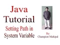 Java Tutorial Learn 5 Setting path in System Variable of Java bin folder