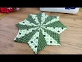 Make This Stunning Star Table Topper - Easy Patchwork Project