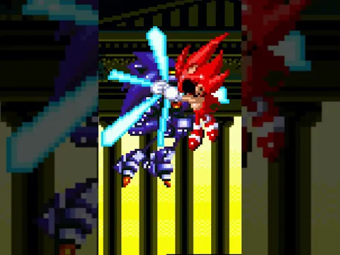 Super Sonic.EXE DESTROYED Mecha Sonic