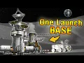 Building a Mining Base in ONE Launch - KSP