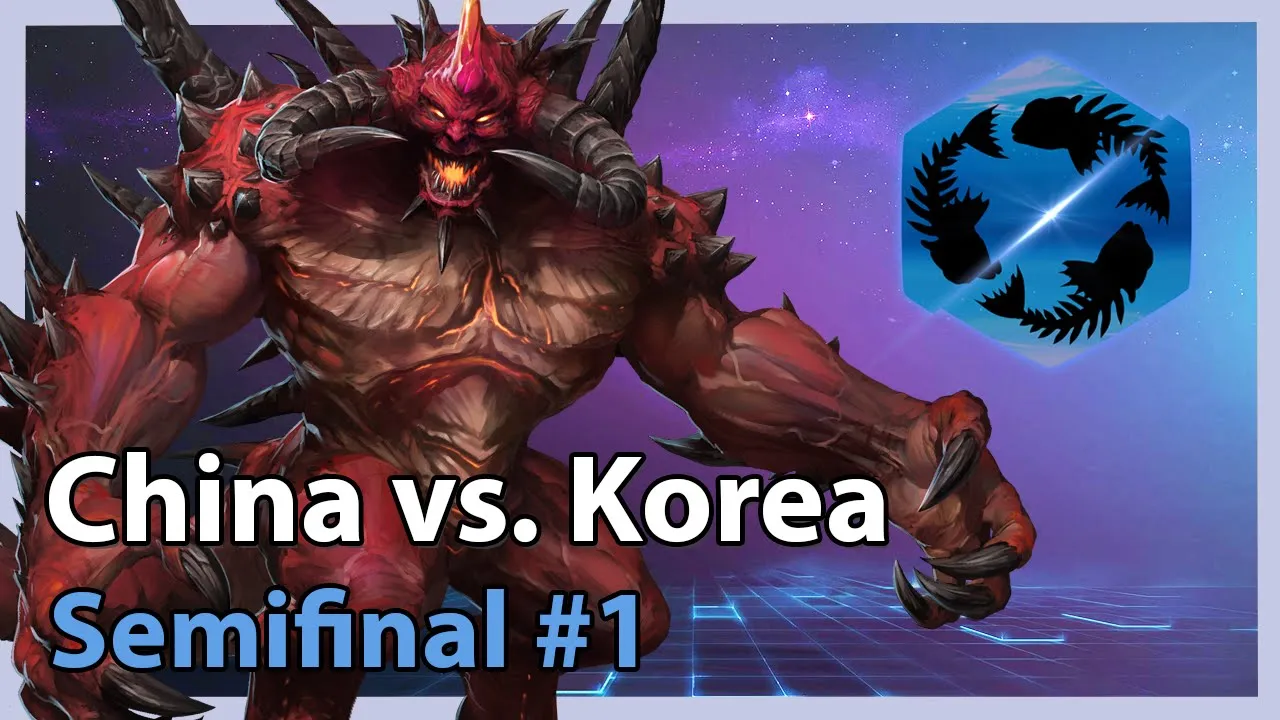 China vs. Korea - Semifinal #1 - Heroes of the Storm Tournament