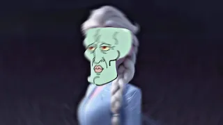 I Replaced Elsa S Steps With Squidward Walking Sound 