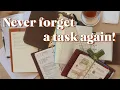 How to Stop Forgetting Your Planners The Remembrall System