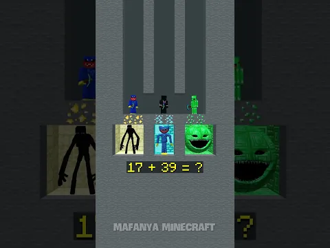 😱 HELP ENDERMAN EMERALD MAN AND HAGGY WAGGY 😱 #minecraftshorts #herobrine #shorts