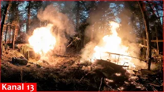 Russian underground position hit: thermobaric munitions used in drone strike