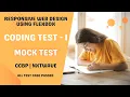 CSS Flexbox Mock Tests Coding Test - 1 NXTWAVE FLEXBOX CCBP 4 0