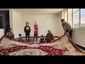 Download Lagu Busy day | Washing carpets, spreading rugs, and Farzaneh's feminine taste in decoration