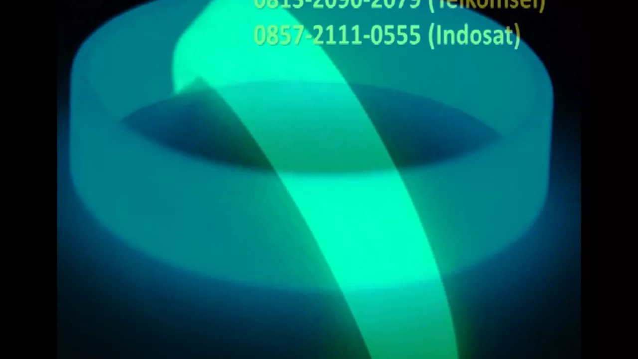 Review Gelang Persib Glow In The Dark. 
