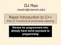 Part 2 and parameter-passing