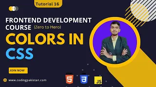 Colors in CSS - How to use color properties in CSS