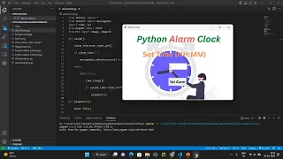 codeclause Internship Alarm Clock with GUI Using Python