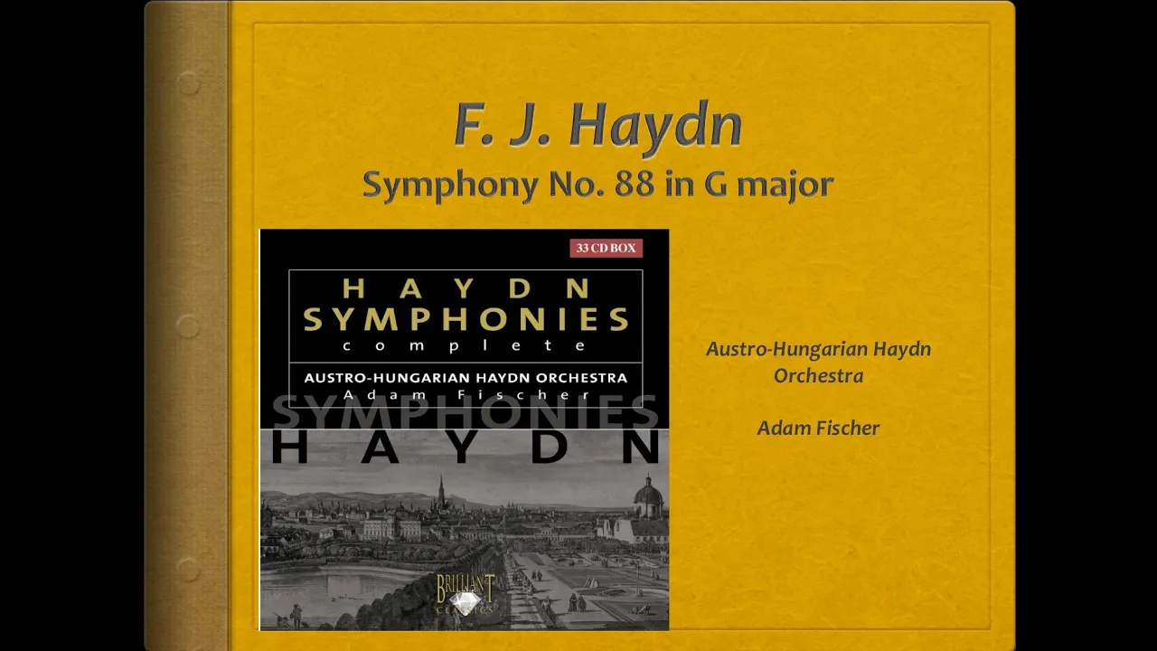 Haydn, Symphony 88 - Video Score - Adam Fischer