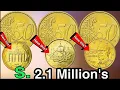 To 3 Ultra 50 Euro Cent most valuable Fifty Euro Cent Coins worth lot of money Coins worth money