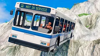 Cliff Drops #234 - BeamNG DRIVE | SmashChan