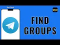 How To Find Groups In Telegram
