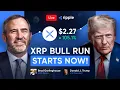 LIVE XRP BULL RUN CONFIRMED Donald Trump Brad Garlinghouse Discuss Ripple