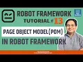 Robot Framework Tutorial - Page Object Model POM in Robot Framework
