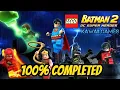 LEGO Batman 2 DC Super Heroes PC 100 ALL MINIKITS BRICKS TREASURE Walkthrough Full Game