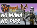 Can you beat Wizard101 Without Using Pips or Mana