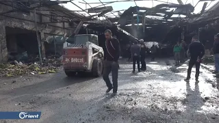 قتلى وجرحى بتفجير سيارة مفخخة وسط مدينة عفرين بحلب سوريا 